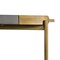 Armen Living Dua Gray Concrete Console Table with Antique Brass LCDUCNCC - alternate 2
